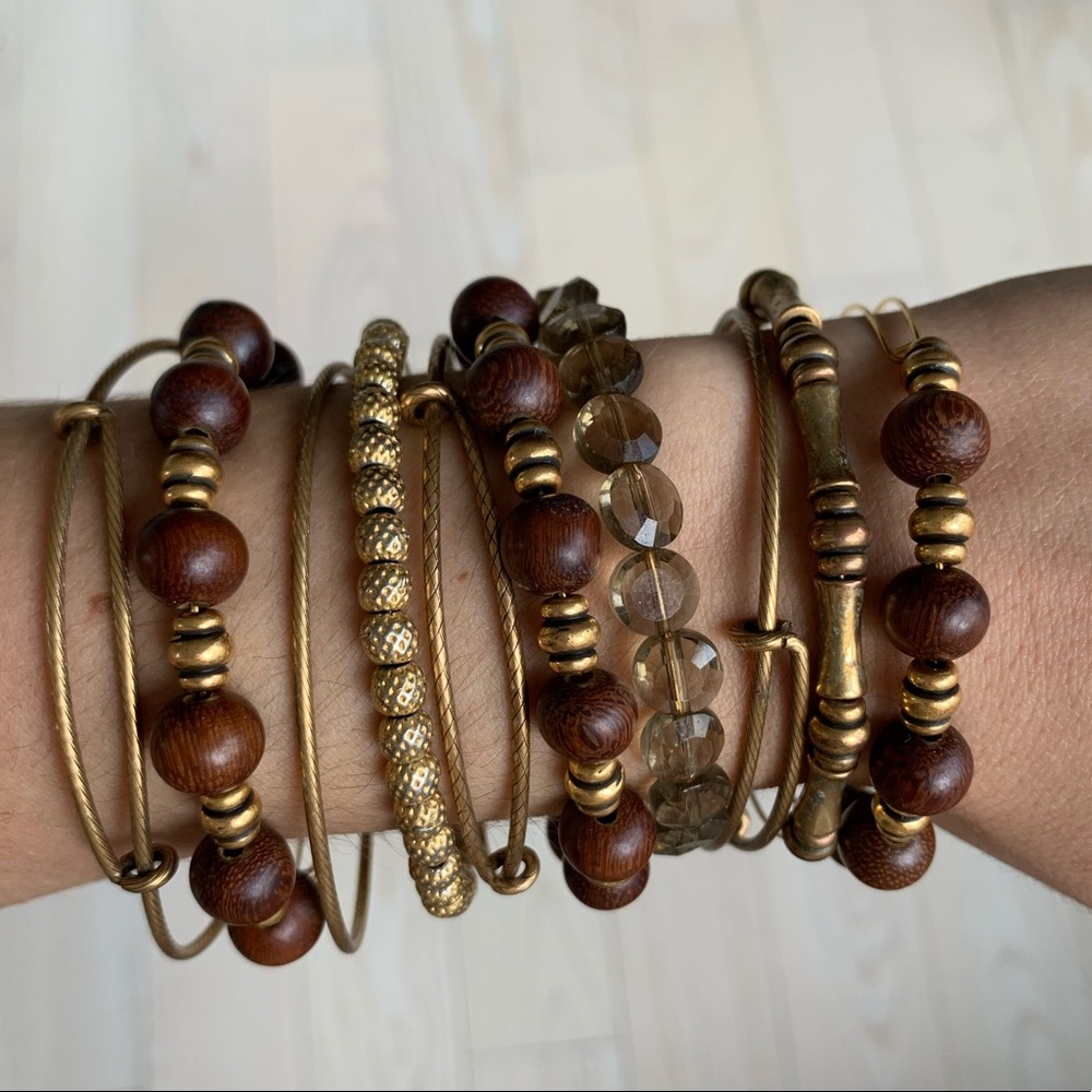 ALEX AND ANI Mixed Bangles Set!